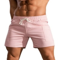 Avamo Muški kratke hlače Ležerne prilike udobne vježbe džepove Elastične struke Kratke hlače
