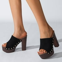 B91XZ udobne sandale za žene modne proljeće i ljetne žene sandale debele korekcije pete super visoke