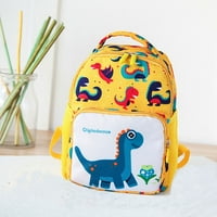 Dječji dječji dječji djeci Dječji crtić Dinosaur Backpack Backpad torba za toddler - žuta