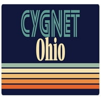 Cygnet Ohio frižider magnet retro dizajn
