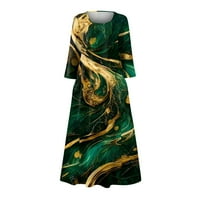 Haljine Amousa Ležerne prilike Cvjetni print Tri tromjesečna rukav džepna haljina