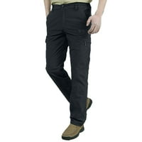 Mikilon muške teretne hlače modni povremeni vitki multi džepni ravni hlače na otvorenom na otvorenom
