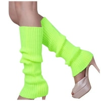 Ženske solidne bombonske bombonske boje zimske noge toplije labave stilske čarape
