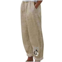 Voncos casual pantalone za žene na prodaju - lagana temmska kontrola labava fit s džepovima cvjetne