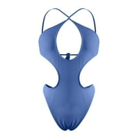Slatke kupaće kostimi žene Ljeto Modni šupljini šupljini rezervoar TOP jednodijelni bikini kupaći kopće
