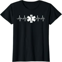 Funny Emt Paramedic Dizajn za muškarce Ženska majica za srce