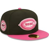 Muška nova era Black Pink Cincinnati Reds MLB All-Star Game Passion 59fifty ugrađeni šešir
