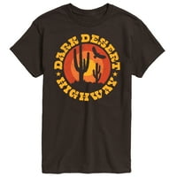Instant poruka - tamna pustinjska majica - Muška grafička majica kratkih rukava