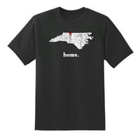 Mapa North Carolina Home Država Solue North Carolina Početna Dizajn Mens Graphic T Majice za muškarce