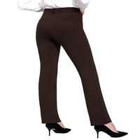 Frobukio ženski stručnjak visokih struka čvrste hlače Ležerne prilike slabe poslovne ravno joga hlače