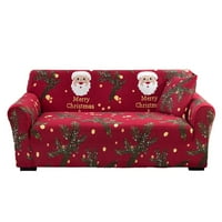 Lacyie božićna stolica pokriva kauč na zametniku za sedenje digitalni božićni tiskani kauč poklopac