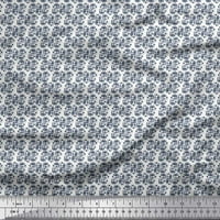 Soimoi pamučna patka tkanina točka i kvadratna kosa za košulje Šiveno šivanje tkanine široko