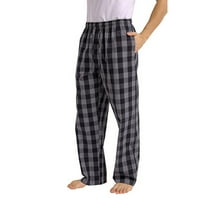Cleariance Muški bivoli plaid pidžama dno casual salon Ležerne prilike za odmor Elastične ugodne pidžame