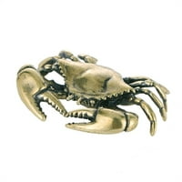 Mesinss Crab figurin mini životinjski statuu ukras za kućnu kancelarijsko uređenje