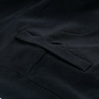 Ylioge ženske koprive, džepovi sa čvrstim bojama u normalnom salonu za struk Ljetne hlače rastezanje