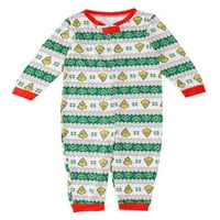 Lisenrain Božićna porodica koja odgovara pidžami odjeću roditeljska dječja spavaća odjeća