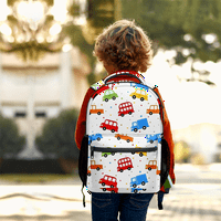 Anime Cartoon Bunny studentski ruksak za koledž, Floral Kawaii Sladak ruksak za teen dječake, povratak