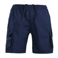 GLONME MENS Dno crtanje Ljetne kratke hlače High Shares Plaže Kratke hlače Classic Fit Cargo Leisure