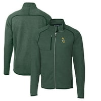 Muški rezač i Buck Heather Green Green Bay Packers Backback Logo Glavna jakna s dukserom-pletiva