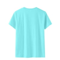 Ljetne vruće košulje za žene Modni ležerni za ispis labavih udobnih vrhova majica bluza