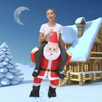 Clearsance Božić na napuhavanje Odjeća Santa Snowman Festival Vožnja Santa Funny Cosplay kostimi Promotivni