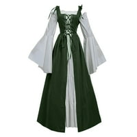 Viktorijanska haljina Renesanse kostim žene Gothic Witch haljina Srednjovjekovna vjenčanica