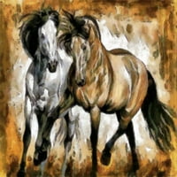 Horse Play II Poster Print by Ronald Bolokofsky FAS1278