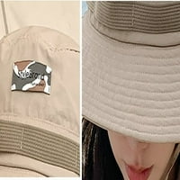 Dabuliu Wide Wided Sunčani šešir za žene Muškarci Zaštita od sunca Kašika Hat Fashion Sklopivi udobni