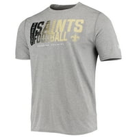 Muška nova era Heather Siva New Orleans Saints kombiniraju autentičnu igru ​​na majici