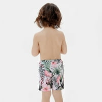 HESXUNO Hlače za dječake Boys Fashion Slatko postrojenje Cvijeće Rekreativne plivanja hlače Porodični