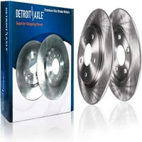 Detroit osovina - 11.65 prednji i 10.63 Rotori za kočnice zadnje disk + zamena keramičkih kočnih jastučića