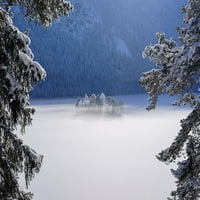 Magla preko zamrznutog jezera Print - Norbert Maier