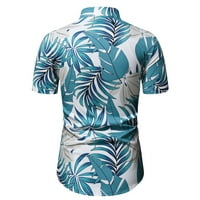 Muški ljetni havajski stil Fashion Print casual bluza s kratkim rukavima