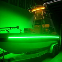 Zelena LED brodica Light strip paluba vodootporna 12V prikolica luka Pontoon svjetla Marine