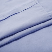 Daqian muns polo majice čišćenje muškog gumba trend ležerne majice pamučne majice s dugim rukavima majice