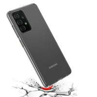 Slim-Fit Fleksibilan TPU gel futrola za telefon za Samsung Galaxy A 5G, sa zaštitnim zaslonom od kaljenog