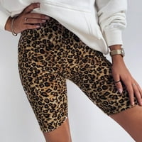 Ženske hlače Modni leopard Ispis stretričke fitness gamaše uske sportske joge hlače za žene