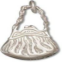 Sterling srebrna 8 šarm narukvica sa priloženim 3D vintage stilom torbicom šarm