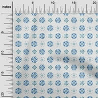 Jednoone viskoznog dresa srednje plave tkanine azijska blok tkanina za šivanje tiskane plafne tkanine