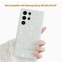 Samsung Galaxy Note Plus Case Opal Slim Silikon za žene Djevojke Prilično slatka mekana zaštitna futrola