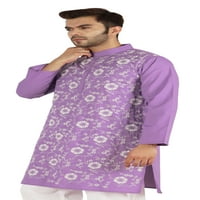 Atasi pamuk iz vezeni dizajner Kurta za muške pamučne zabave nose tradicionalnu indijsku habanje duge