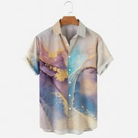 Košulje za muškarce Trendy Summer Leisure Digital Print Torp bluza Havajska majica