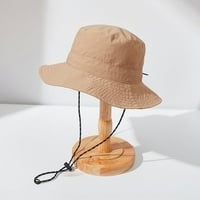 Wirlsweal vanjski šešir ribar hat unise hlad protiv UV sklopivi vjetrovitni fiksni remen Wide Wide BOW