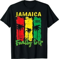 Retro Jamajka Porodični odmor Jamajčki odmor Majica Crna mala