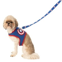 Kapetan Amerika povodac i kablovi mali pas Rubies Pet shop kostim
