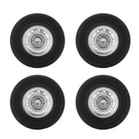 MGaxyff RC gumene gume Plastični čvor Rc Wheel Rim i gume za WPL D12MINI UPGRADNJE DIO, RC auto gume