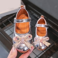 Leey-World Toddler Cipele Modne Jesenske djevojke Ležerne cipele Ravna lagana biserna rinestone luk
