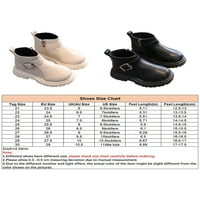 Sanviglor Unise Kids Boots Buckle kaiševi Boody Boint patentni zatvarač Zimska pješačka platforma Vodootporna