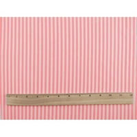 Neon Pink White Stripe šifon, tkanina od dvorišta
