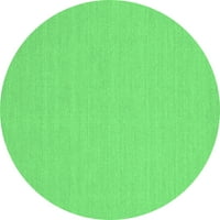 Ahgly Company u zatvorenom okruglom krute smaragdno zelene moderne prostirke, 4 '